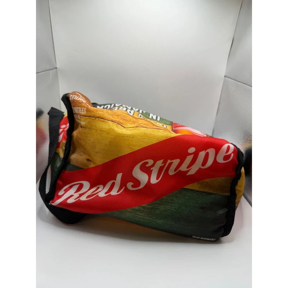 Red Stripe Beer Insulated Cooler Jamaican Lager Soft Lunch Box Shoulder Strap